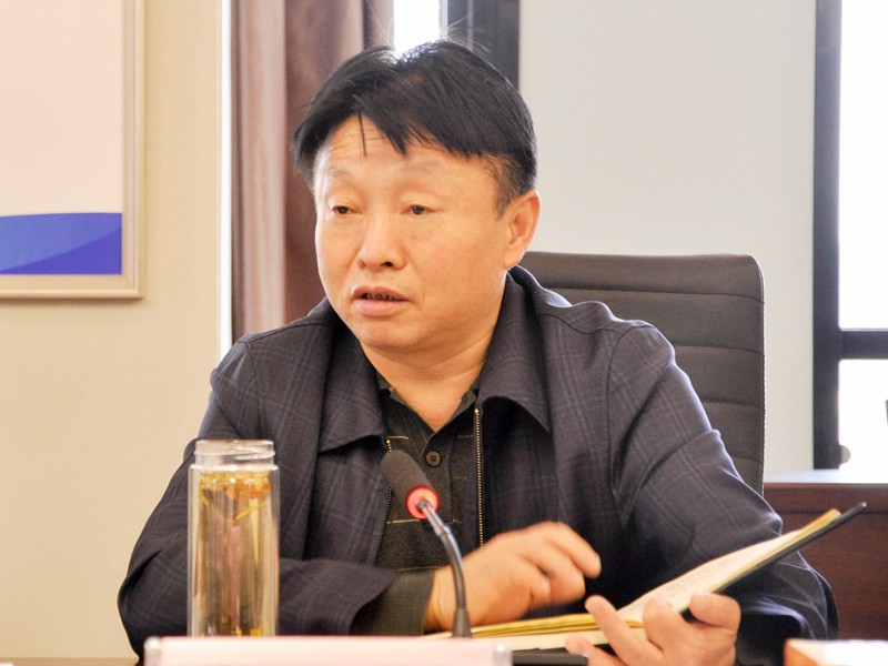 海洋之神集团召开专题聚会转达学习习近平总书记来陕考察主要讲话主要指示精神